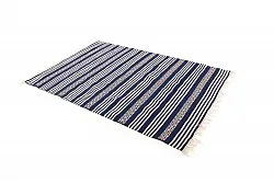 Rag rug - Ystad (blue)