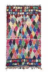 Moroccan Berber rug Boucherouite 250 x 140 cm