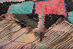 Moroccan Berber rug Boucherouite 235 x 135 cm