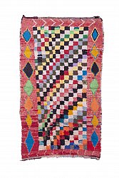 Moroccan Berber rug Boucherouite 240 x 140 cm