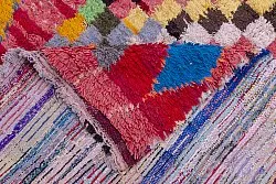 Moroccan Berber rug Boucherouite 240 x 140 cm