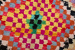 Moroccan Berber rug Boucherouite 305 x 120 cm