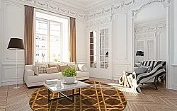 Round rug - Pachino (brown/gold)