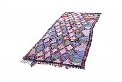 Moroccan Berber rug Boucherouite 245 x 100 cm