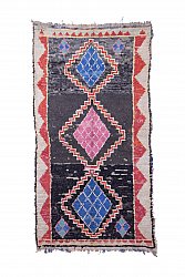 Moroccan Berber rug Boucherouite 280 x 145 cm