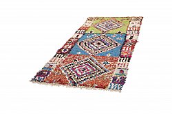 Moroccan Berber rug Boucherouite 205 x 100 cm