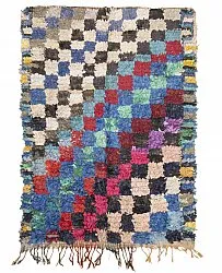 Moroccan Berber rug Boucherouite 225 x 155 cm