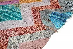 Moroccan Berber rug Boucherouite 135 x 260 cm