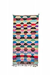 Moroccan Berber rug Boucherouite 145 x 275 cm