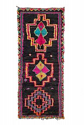 Moroccan Berber rug Boucherouite 315 x 125 cm