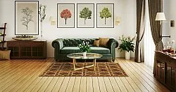 Wilton rug - Pachino (brown/gold)