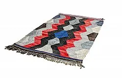 Moroccan Berber rug Boucherouite 135 x 225 cm