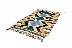 Moroccan Berber rug Boucherouite 135 x 260 cm