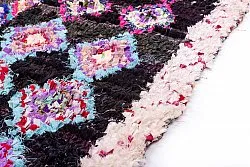 Moroccan Berber rug Boucherouite 265 x 140 cm