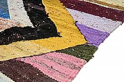 Moroccan Berber rug Boucherouite 135 x 260 cm
