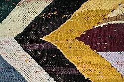 Moroccan Berber rug Boucherouite 135 x 260 cm