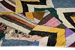 Moroccan Berber rug Boucherouite 135 x 260 cm