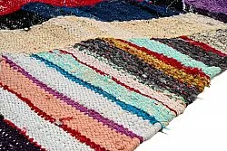 Moroccan Berber rug Boucherouite 140 x 290 cm