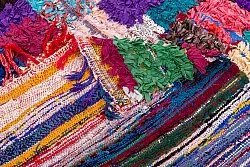 Moroccan Berber rug Boucherouite 210 x 150 cm
