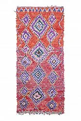 Moroccan Berber rug Boucherouite 315 x 135 cm
