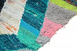 Moroccan Berber rug Boucherouite 140 x 260 cm