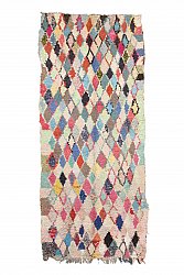 Moroccan Berber rug Boucherouite 270 x 115 cm