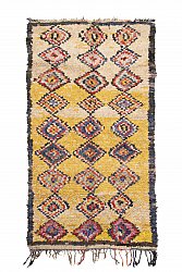Moroccan Berber rug Boucherouite 245 x 140 cm
