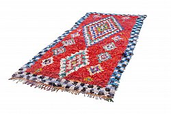 Moroccan Berber rug Boucherouite 295 x 150 cm