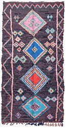 Moroccan Berber rug Boucherouite 305 x 145 cm
