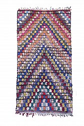 Moroccan Berber rug Boucherouite 270 x 135 cm