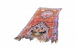 Moroccan Berber rug Boucherouite 220 x 105 cm