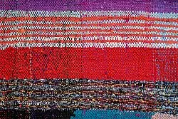 Moroccan Berber rug Boucherouite 135 x 270 cm