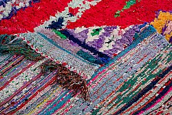 Moroccan Berber rug Boucherouite 255 x 140 cm