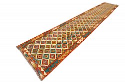 Tappeto Kilim Afghano 495 x 79 cm