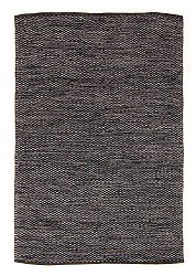 Rag rugs - Tuva (black/grey)