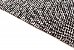 Rag rugs - Tuva (black/grey)