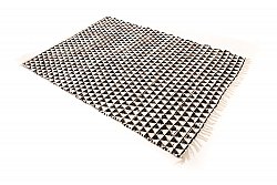 Rag rugs - Lindby (black/white)