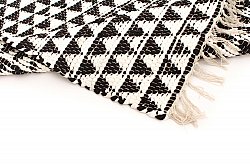Rag rugs - Lindby (black/white)