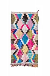 Moroccan Berber rug Boucherouite 150 x 275 cm