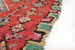 Moroccan Berber rug Boucherouite 245 x 140 cm