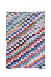 Moroccan Berber rug Boucherouite 175 x 155 cm