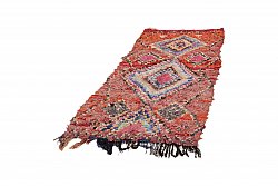 Moroccan Berber rug Boucherouite 245 x 105 cm