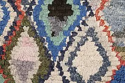 Moroccan Berber rug Boucherouite 230 x 130 cm