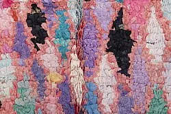 Moroccan Berber rug Boucherouite 220 x 105 cm