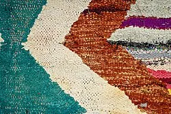 Moroccan Berber rug Boucherouite 125 x 225 cm