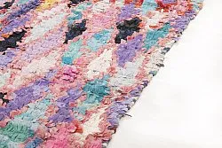 Moroccan Berber rug Boucherouite 220 x 105 cm