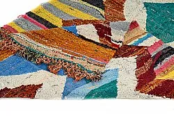 Moroccan Berber rug Boucherouite 125 x 225 cm