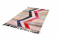 Moroccan Berber rug Boucherouite 125 x 220 cm