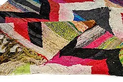 Moroccan Berber rug Boucherouite 135 x 305 cm