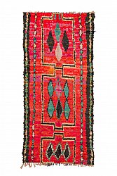 Moroccan Berber rug Boucherouite 250 x 115 cm